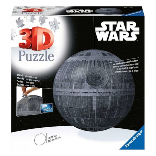 Star Wars Death Star 3D-pussel - Ravensburger - 540 bitar Flerfärgad