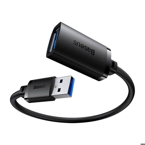 AirJoy seriell förlängningskabel (B00631103111-02) USB hane till USB 3.0 hona, 1,5 m svart