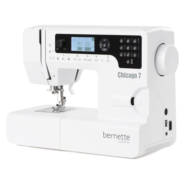 Syrmaskin och broderimaskin Bernette Chicago 7 Vit