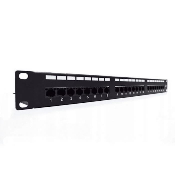 Digitus 19 CAT6 patchpanel 24-portars S-FTP - DN-91624S-EC Vit