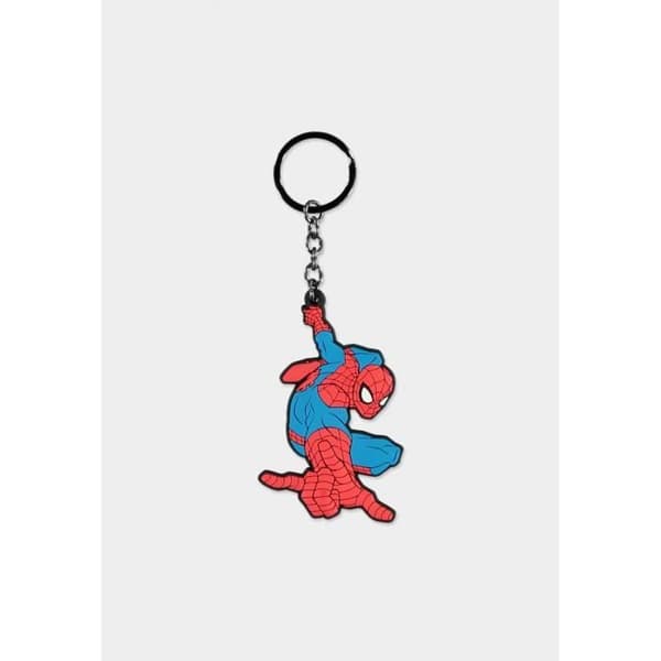SPIDERMAN - Nyckelring i gummi