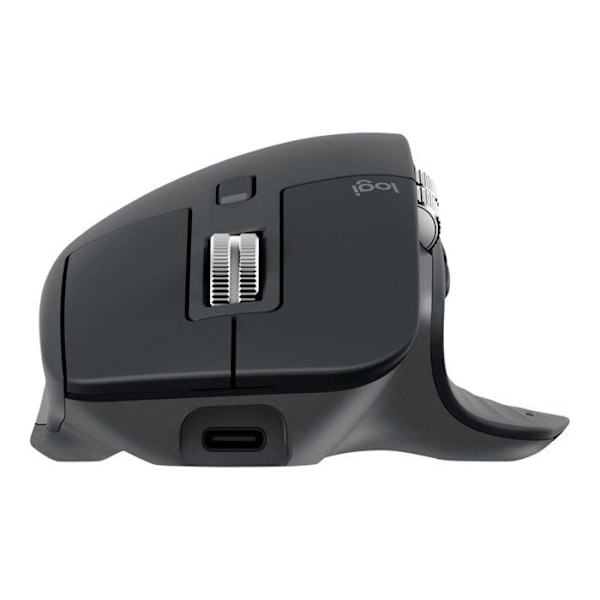 Mus - Logitech - MX Master 3S - Bluetooth - Ergonomisk - 7 knappar - Grafit