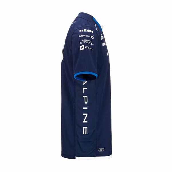 Formel 1-tröja - KAPPA - KOMBAT Gasly nr 10 - Blå - 100% polyester - Rak passform Blå 8 år