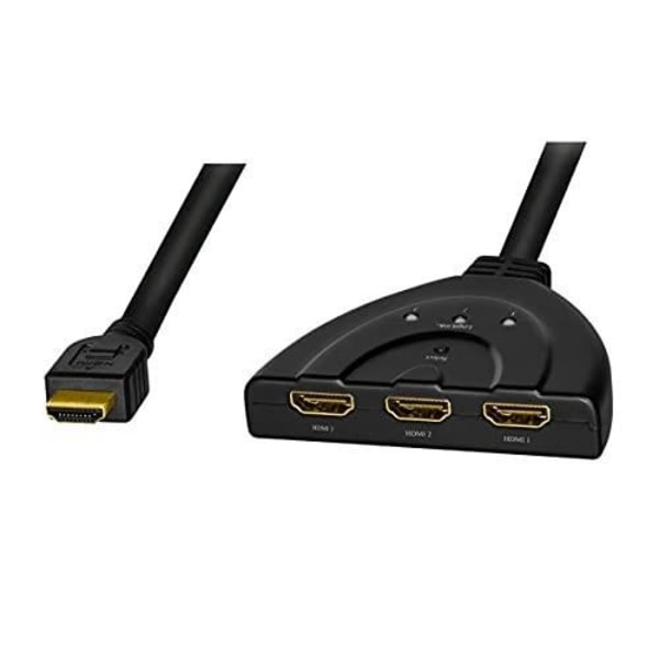 LOGILINK HD0040 - TVÅVÄGS HDMI SPLITTER, 1 X 3-3 X 1, 4 K-30 HZ, P