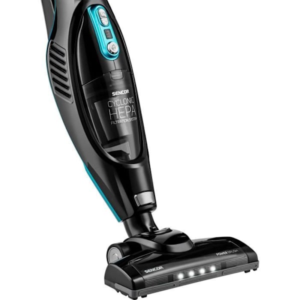 Sladdlös stickdammsugare - SENCOR - SVC 7822TQ - 2-i-1 - 110 W - 76 dB - 0,5 L - Svart Svart