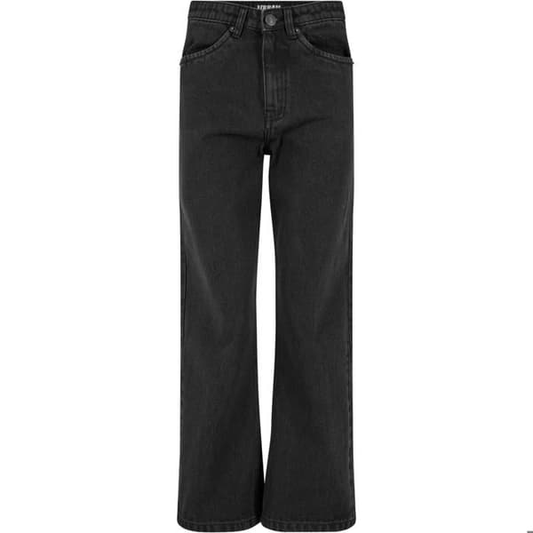 Urban Classics dam jeans med rak benlängd svart 26