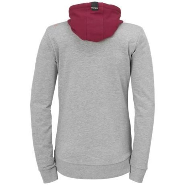 Kempa Core 2.0 Sweatshirt med dragkedja för kvinnor 2020 - Grå - Handboll - Slim fit - Åtdragna långa ärmar