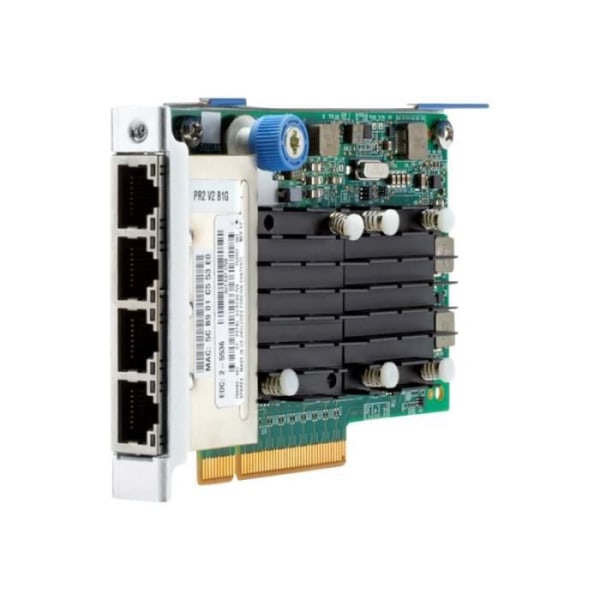 HPE FlexFabric 536FLR-T PCIe 3.0 x8 10GBase-T x 4 nätverksadapter för ProLiant DL20 Gen9, DL360 Gen10, DL380 Gen10, DL560...