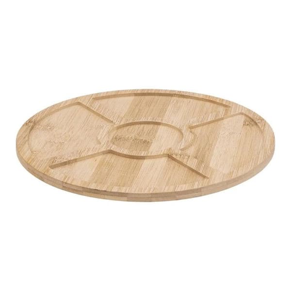 Set Apéritif 6 Delar "Bambou" 27cm Vit Vit