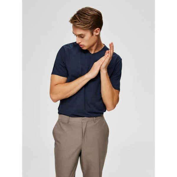 Selected T-shirt kortärmad V-ringad Newpima - marinblå blazer - XL marinblå blazer XXL
