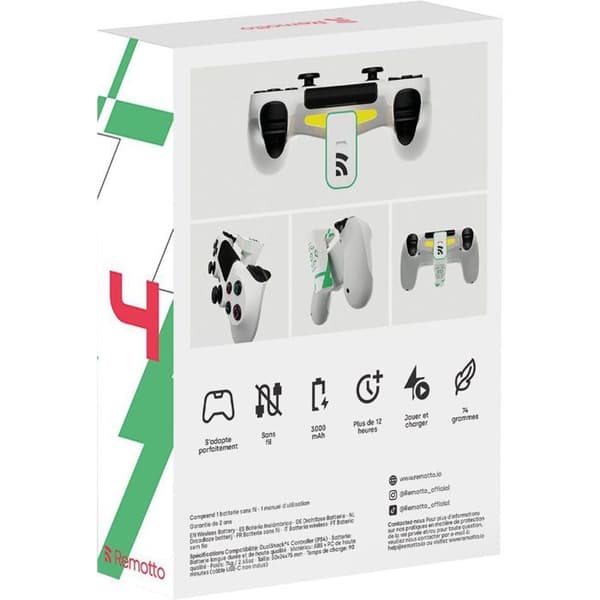 Remotto | Batteri Gaming Edition Sp-Tillbehör-PS4