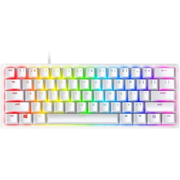 Speltangentbord - Razer - Huntsman Mini - Optisk switch - 60% - Mercury Red