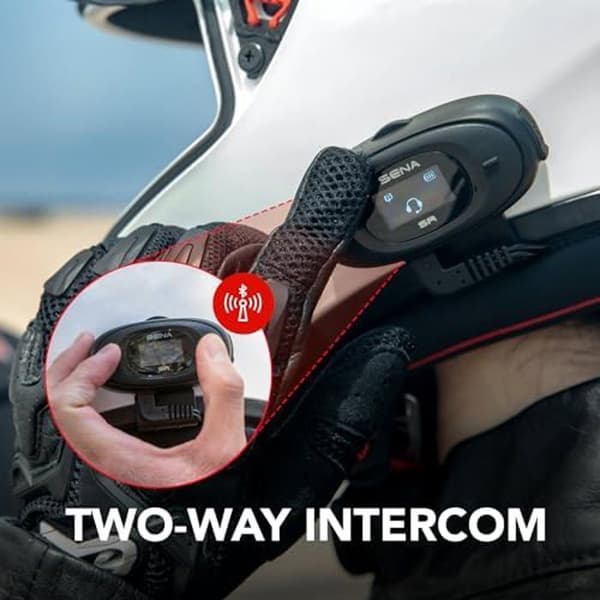 Intercom Bluetooth - SENA - 5R-01 - Svart - Kabel ingår - USB-uppladdningsbar Svart