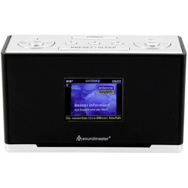 Bordsradio soundmaster UR240SW DAB+, FM AUX, DAB+, FM svart