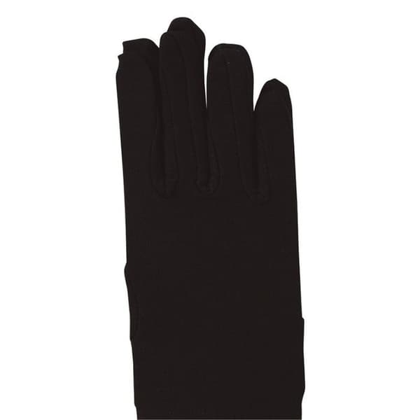 KORTA SVARTA POLYESTER HANDSKAR FÖR BARN Svart Unik storlek