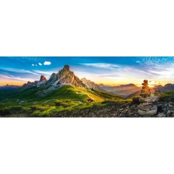 Trefl panoramapussel i 1000 bitar - Passo di Giau, Dolomiterna - Landskap och natur - Vuxen - Interiör