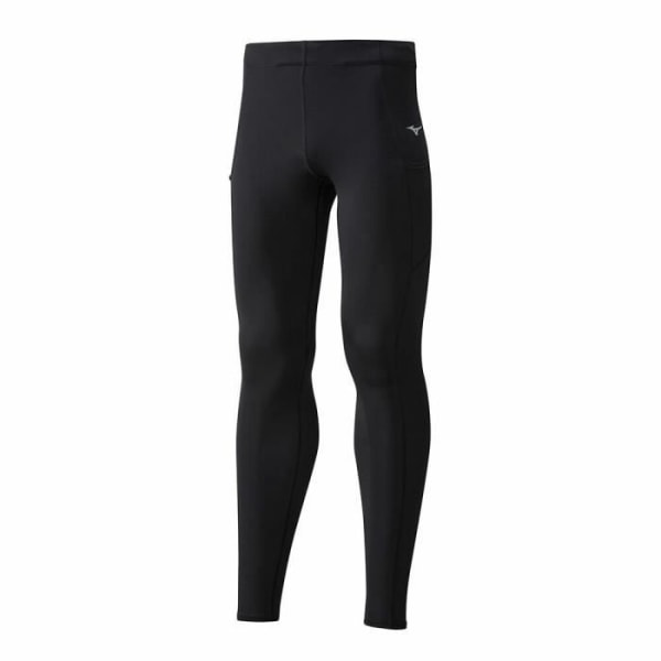 Löparbyxor - Mizuno - Core lång tight - Svart - Andningsbar - Åtsittande Svart S