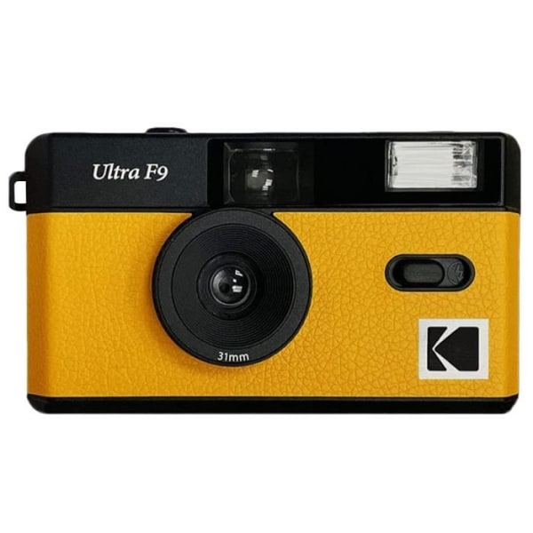 KODAK Ultra F9 uppladdningsbar kamera - 35 mm - Gul Gul