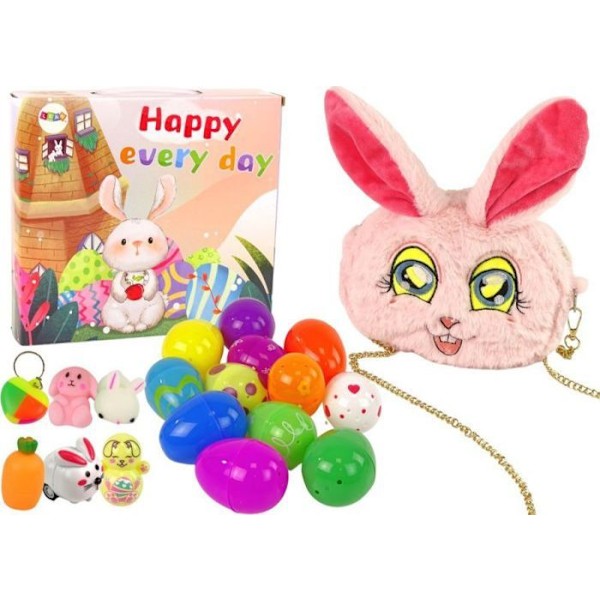 Leantoys - 13433 - Påskägg Set med fidgetleksaker Kaninväska