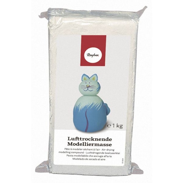 Lera i lufttorkning vit 1 kg Vit