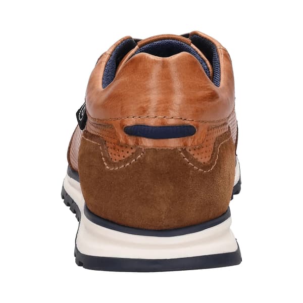 Mörkbruna Bugatti-skor cognac 45