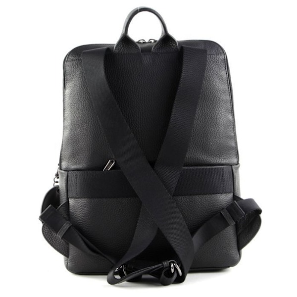 Ryggsäck - MANDARINA DUCK - Mellow läderryggsäck - Kalvskinn - Svart - 32x28x10 cm svart