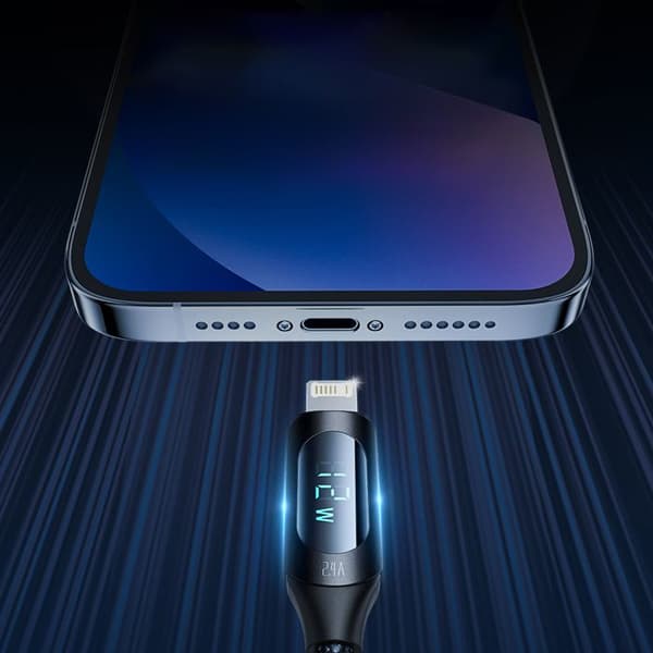 Laddare - Wozinsky - 1022013 - USB-A - Lightning 2m - Svart Svart
