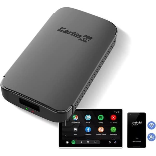 CarlinKit A2A Trådlös Android Biladapter, enkel installation, plug-and-play, för bilar med Android Auto