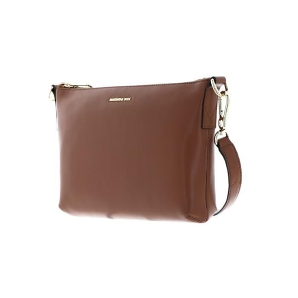 Axelväska - MANDARINA DUCK - Luna Pochette - Kalvläder - Karamellkaffe - 27x20x6 cm kastanj