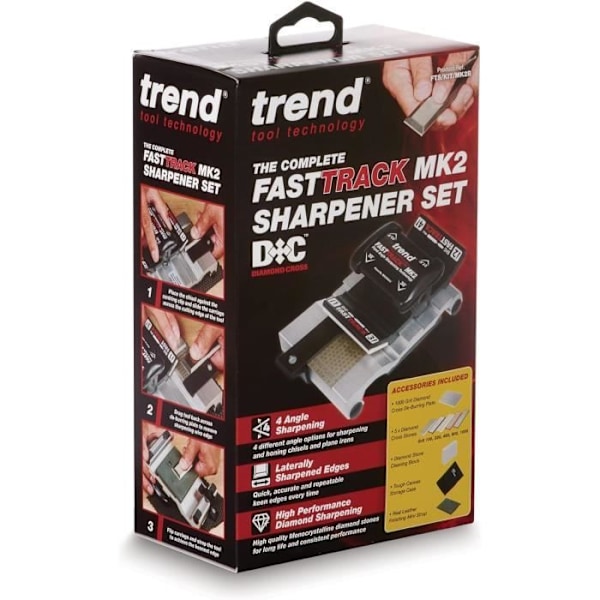 Aiguiseur Trend Fast Track MK2 - Set MK2 Svart