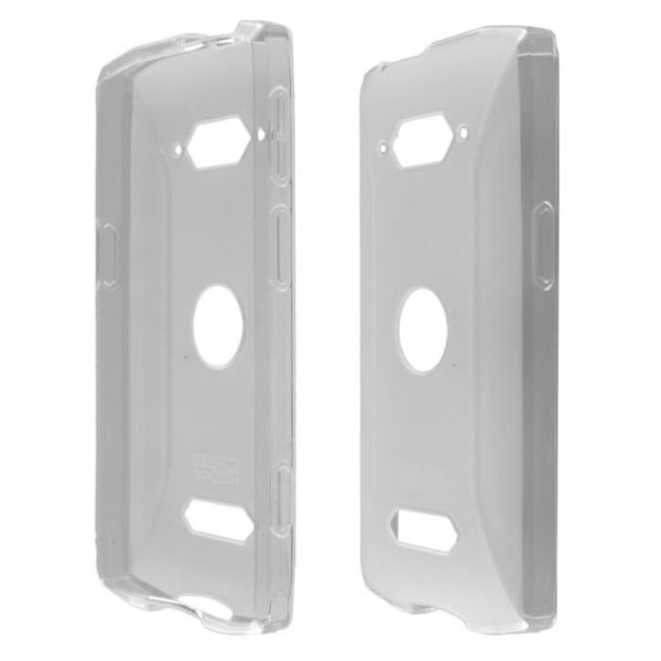 TPU Bumper för Crosscall Core-M5 i transparent, stötsäker skyddsfodral för smartphone