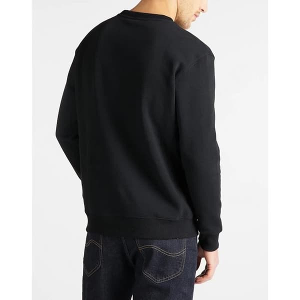 Sweatshirt Lee Enkel rund hals - svart Svart S