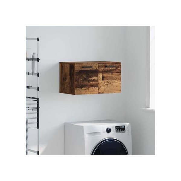 Väggskåp i återvunnet trä - vidaXL - 60x36.5x35 cm - Hållbart trä - Matt finish - Väggmontering