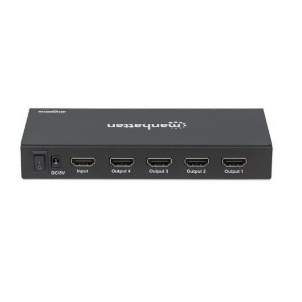 Manhattan 207805, HDMI, guld, 1,2 m, 2160p, 36 bitar, 600 MHz