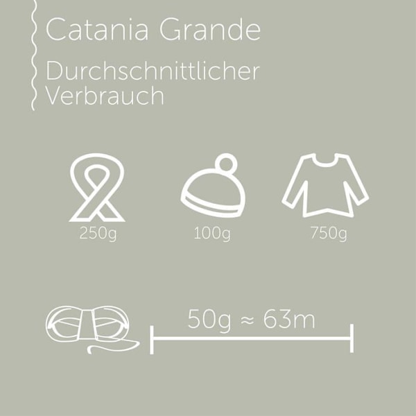 Schachenmayr sedan 1822 - 9807331-03207 - Schachenmayr Catania Grande, 50G lagunstickningsgarn