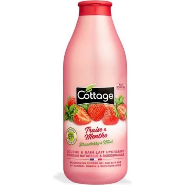 COTTAGE - Cottage Moisturizing Shower Milk Strawberry &amp; Mint 750ml