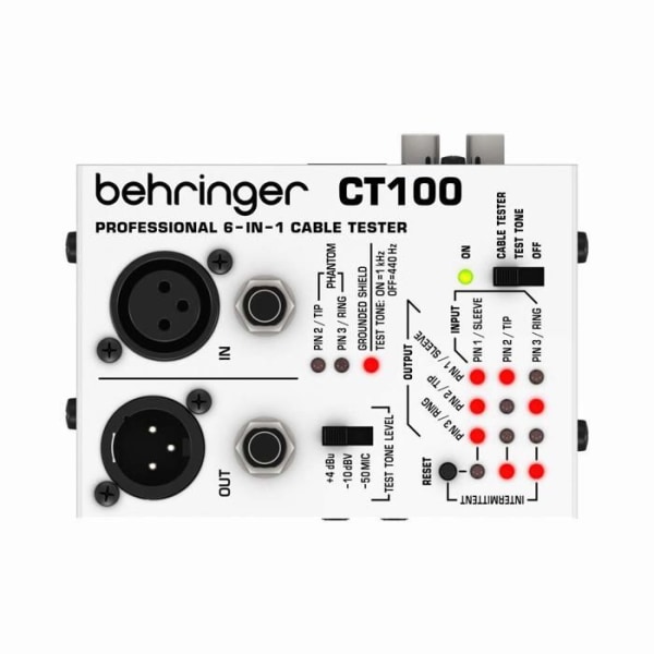 Styrenhet - effektbox - Behringer-modul - CT100 - Bästa pris Square Cable Tester av