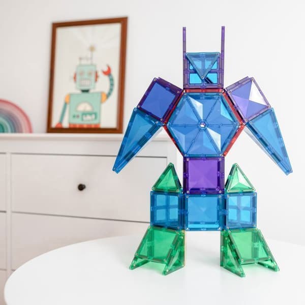 CONNETIX Byggplattor Magnetiska Regnbåge Mega Pack, 212 Delar Regnbåge