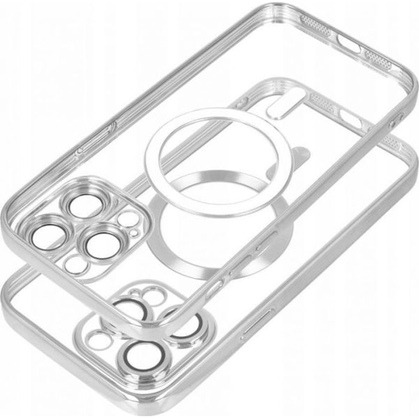 Coque telefon - bumper telefon Oem Coque ELECTRO MAG COVER kompatibel med MagSafe för IPHONE 15 Pro Max silver