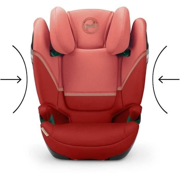 Bilbarnstol Cybex Gold SOLUTION S2 I-FIX 3 till 12 år - Grupp 2/3 - 100 till 150 cm Hibiscus Red | röd Röd Hibiskus