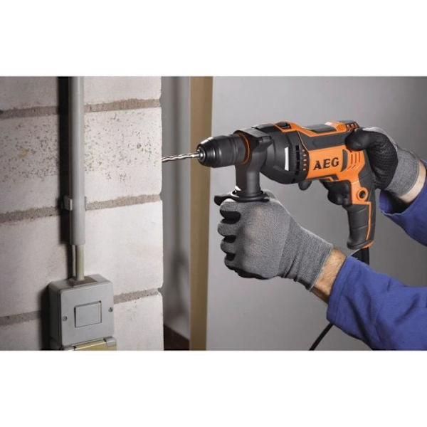 AEG 750W 1-växlad elektrisk slagborr SBE 750 RE - Slagverk - Elektrisk - Betong - Med sladd