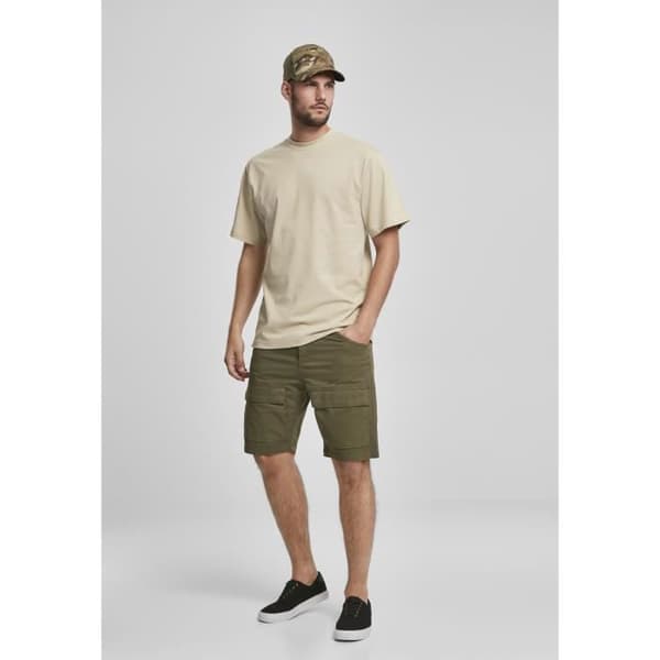 T-shirt - URBAN CLASSICS - Basic Tall - Kräm - Korta ärmar - Rundad krage Grädde XL