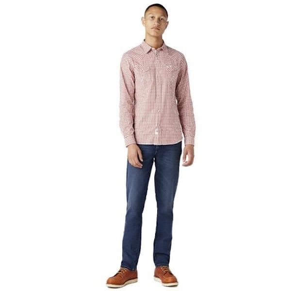 Slim-jeans - Wrangler - Texas - Gul - 34W - 30L - Optimal komfort Silkyway 34/30