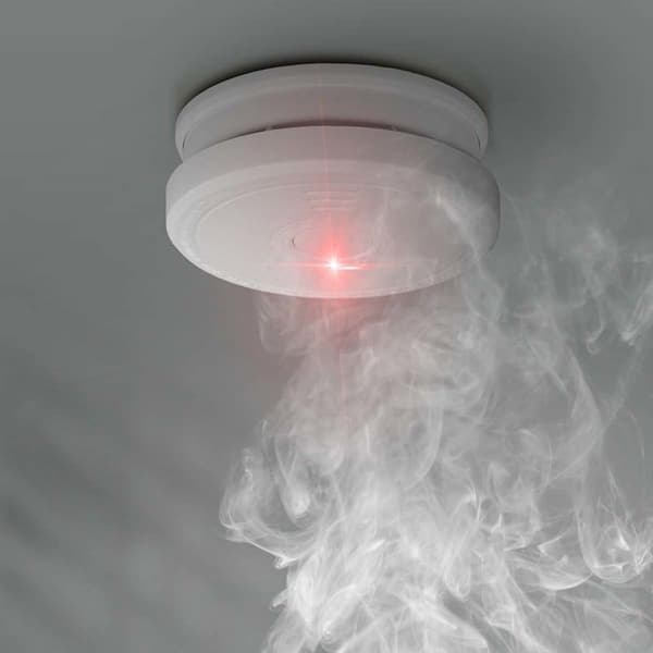 Röksensor - ALECTO - SA20 3X - Larm 85dB - Stoppknapp - Vit Vit