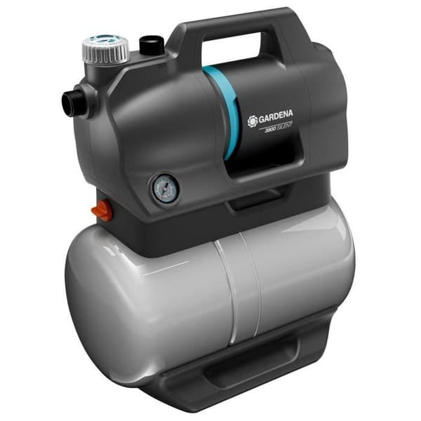 Boosterenhet - GARDENA - 3800 Tyst - Effekt 600 W - Maxflöde 3800 l/h Grå