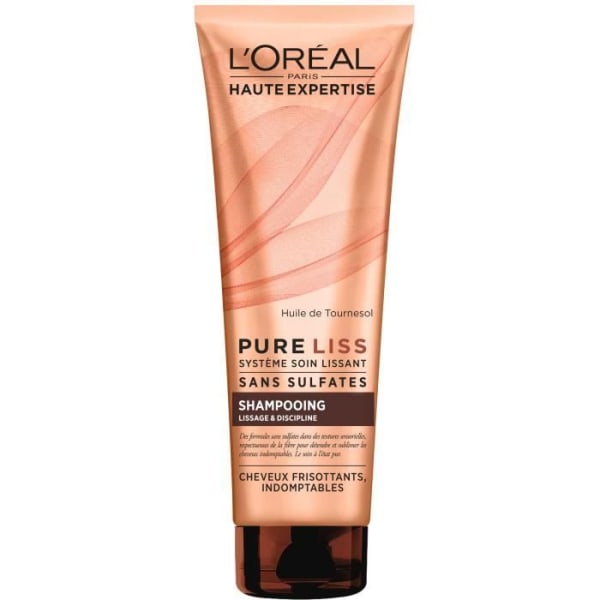 L'OREAL Haute Expertise Pure Liss Schampo - 250 ml