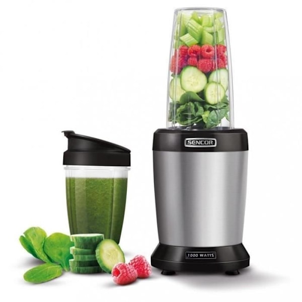 Blender smoothie - Sencor - SNB 4302SS Grå, svart och klar