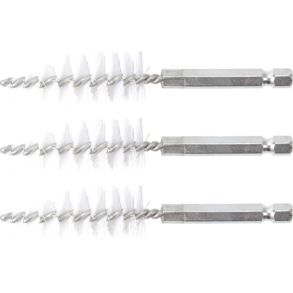 Platt nylonborste - BGS - 3078-18-N - 18 mm - 6,3 mm - 3 stycken