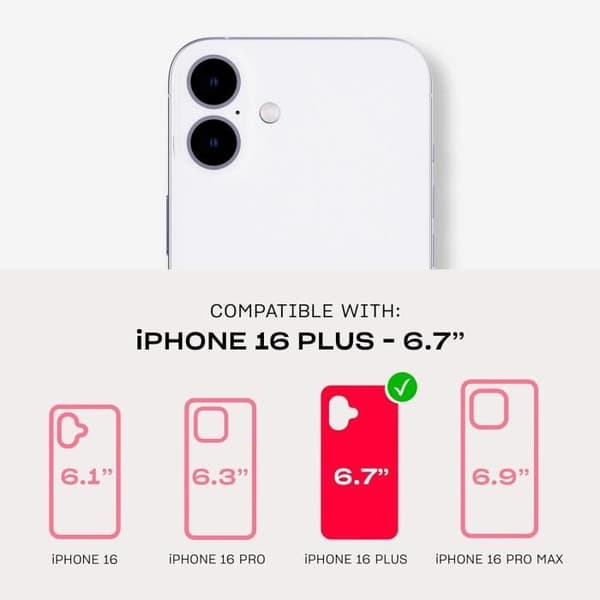 EvoArmor skyddsskal för iPhone 16 Plus kompatibelt med MagSafe - 21 x standard militär - kräm grädde