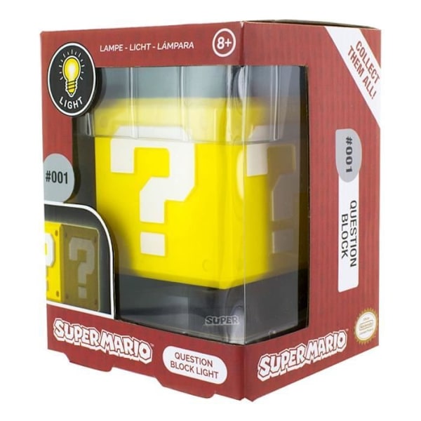 Super Mario Bros Night Light: Question Block - PALADONE Gul